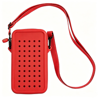 Chinfai Nouveau design unique Sac mini en silicone véritable pour femme Sac de téléphone tendance Sac bandoulière quotidien