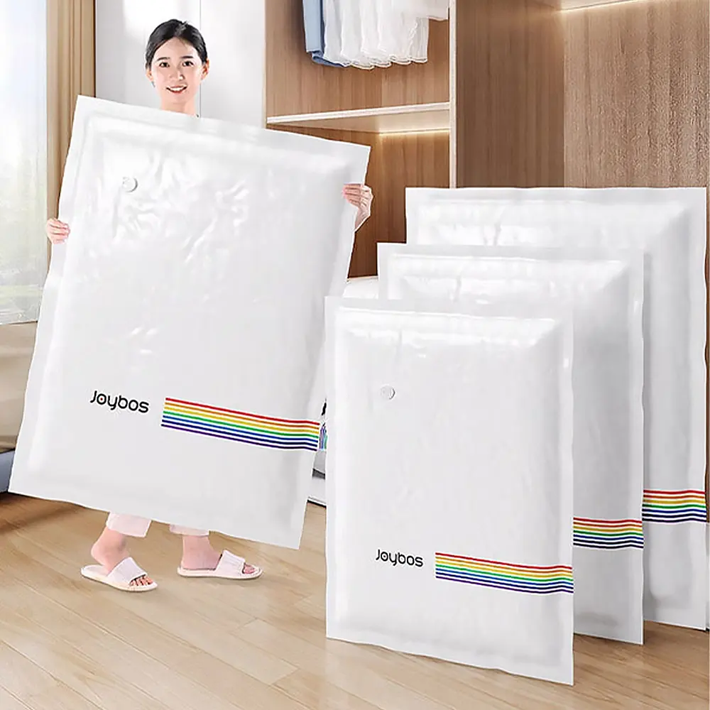 JOYBOS-bolsas de sellado al vacío para el hogar y el armario, bolsas de almacenamiento prémium para ahorro de espacio, compresión al vacío