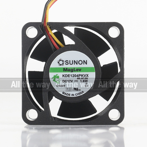 Sunon 5V 24V 48V DC 12V 1,6 W AC EC 4020 40X40X20MM 4CM Maglev alto volumen de aire interruptor rodamiento 3 hilos <span class=keywords><strong>KDE1204PKVX</strong></span>(MS) ventilador de refrigeración - Product Image 4