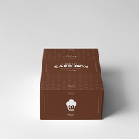 Boîte personnalisée écologique auto-érectible en carton pour Mochi, Donuts, Hot-dogs, Gâteaux, Sushi, Gaufres, Biscuits aux noix, Pâtisseries, Desserts, Crêpes et Galettes