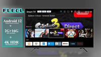 Télévision intelligente Led 4K 50/55/65 pouces écran incurvé 8g ROM android tv avec double verre