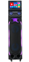 Máquina de Karaoke con Pantalla Táctil 5.0, Micrófono Inalámbrico RGB, Compatible con Computadora y Teléfono Móvil, Batería de 10000mAh