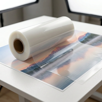 Film Laminasi Kristal Termal Tahan Air Transparan Tinggi 40C untuk Penggunaan Foto