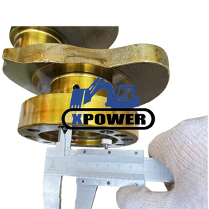เพลาข้อเหวี่ยง XPower ใหม่ รุ่น 4N7693 สีดำ สำหรับเครื่องยนต์ 3306 รุ่น 235 235B 235C รถขุดตีนตะขาบ พร้อมการรับประกัน 6 เดือน - Product Image 4