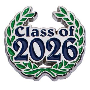 Student Souvenir Geschenk Email Pin Aanpassen Klasse Van <span class=keywords><strong>2026</strong></span> Afstuderen Reversspeld Mortarboard Cap Decoratieve Metalen Pin <span class=keywords><strong>Badge</strong></span> - Product Image 3