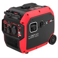 Générateur à essence silencieux à fréquence variable 3,6 kW, certification CE, démarrage manuel unidirectionnel, pour situations d'urgence en extérieur