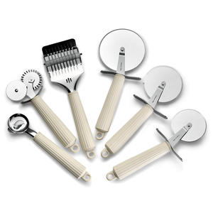 Couteau à <span class=keywords><strong>pizza</strong></span> transfrontalier en acier inoxydable, roulette à <span class=keywords><strong>pizza</strong></span>, coupe-pâte, petit outil de cuisine domestique pour <span class=keywords><strong>la</strong></span> pâtisserie, couteau à nouilles - Product Image 5