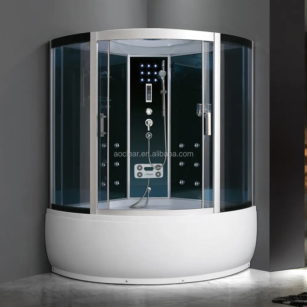 AOCLEAR ливня ванной комнаты и Сауна ванны джакузи массаж душевая кабина с парогенератором сауна в домашних условиях