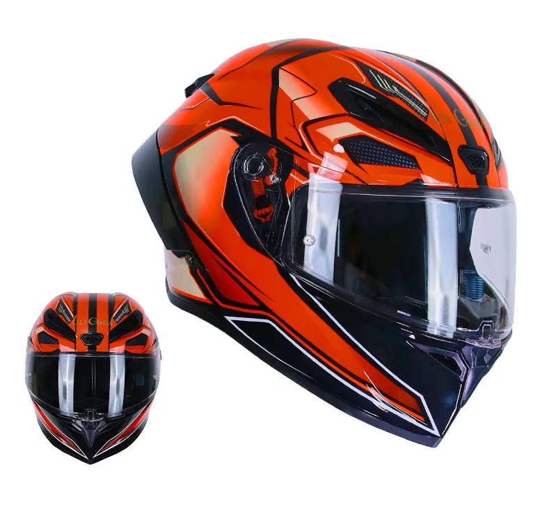 Наушники из углеродного волокна с железным козырьком, умные с длинным хвостом, полнолицевой связью, bluetooth, встроенные мотоциклетные шлемы