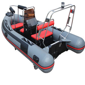 Personalizzabile Rib430 Sport gommone con scafo in fibra di vetro PVC Hypalon CE certificata per canottaggio su laghi e fiumi Made China - Product Image 4