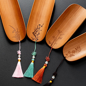 Natural Bamboo <b>Tea</b> <b>Set</b> Oval Shape Six Gentlemen <b>Tea</b> Ceremony Accessories For Kung Fu <b>Tea</b> - Product Image 2