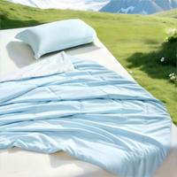Couette d'été antibactérienne pour enfants, en fibres de soja et polyester, respirante et absorbante, lavable en machine