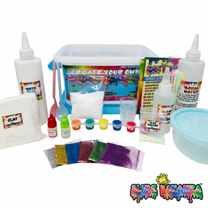 Crystal Clear DIY Slime Kit with <b>Clay</b> Glitter Charms & Accessories for Kids Educational Playdough Toy & Fun Gift - Product Image 2