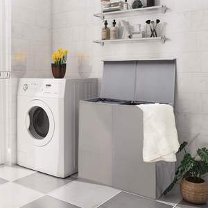 บ้านพับ600D Oxford ผ้าคู่ตะกร้าตะกร้าผ้า - Product Image 5