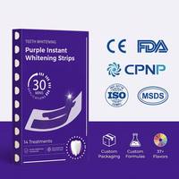 Bandes blanchissantes pour les dents Signature, technologie PAP Plus douce, patch blanchissant pour dents sensibles, bandes éclaircissantes pour les dents, routine de blanchiment