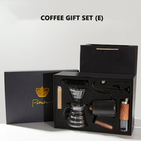 Nouveau Kit de Café Arabe Premium 6 ou 8 Pièces avec Bouilloire Verseuse, Moulin Manuel et Ensemble de Préparation du Café par Infusion Manuelle