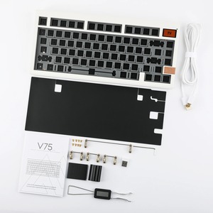 Kit de Teclado Mecánico <span class=keywords><strong>CIDOO</strong></span> V75 Plus CNC de Aluminio/Barebone con Pantalla Programable VIA, 75% Intercambiable en Caliente, Kit Personalizable/DIY - Product Image 6