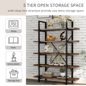 Odern-funda protectora <span class=keywords><strong>de</strong></span> 5 niveles para ordenador <span class=keywords><strong>de</strong></span> escritorio, estantería decorativa <span class=keywords><strong>de</strong></span> madera <span class=keywords><strong>de</strong></span> alta calidad - Product Image 3