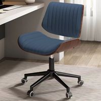 Ensemble chaise et bureau de luxe en bois massif avec fonctions pivotantes et réglables en hauteur, idéal pour les réunions et le bureau
