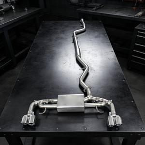 Sistema de escape Catback para <span class=keywords><strong>BMW</strong></span> Serie 3 B46 B48 G20 G21 G28 320i 325i 328i 330i 2.0T con válvula mejorada, puntas de escape con resonador SUS304 - Product Image 1