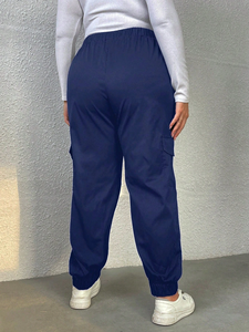 <span class=keywords><strong>Jeans</strong></span> Casual da Donna a Vita Alta con Lavaggio Acido, Salopette Larga Multi-tasca, Nuova Versione Ampia con Tasche <span class=keywords><strong>Laterali</strong></span> e Design alla Moda con Strappi - Product Image 4