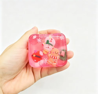 Jouet Squishy Vache des Highlands en forme de boulette, rempli de farine et de pectine, à paillettes, à remontée lente, jouet anti-stress mignon, cadeau pour enfants