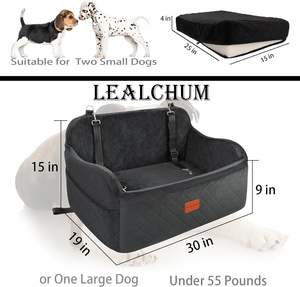 Luxe waterdichte zachte honden- en kattenautobed met aangepast logo, wasbare hoes, draagbaar, comfortabel en opvouwbaar - Product Image 2