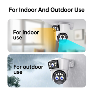 Caméra IP de surveillance intérieure NyteElf 6MP à 3 objectifs et 2 écrans, vision nocturne couleur, WIFI, O-KAM Pro, suivi automatique, détection de mouvement, caméra PTZ - Product Image 6