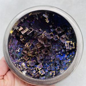 Arc-en-gros cristaux minéraux <span class=keywords><strong>de</strong></span> <span class=keywords><strong>bismuth</strong></span> <span class=keywords><strong>bismuth</strong></span> geode guérison <span class=keywords><strong>pierre</strong></span> pour décoration <span class=keywords><strong>de</strong></span> la maison - Product Image 3
