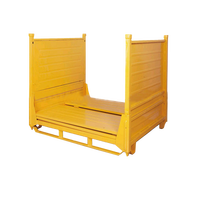 Grande boîte métallique pliante OEM, conteneur pour entrepôt, vente en gros,