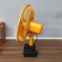 Ventilateur rechargeable de 12 pouces, ventilateur oscillant, prend en charge la sortie de charge USB.