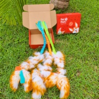 Jouet pour chien en fourrure de mouton personnalisé, en forme d'animal, avec cordon élastique, haute qualité, interactif pour l'extérieur, jouet à mâcher pour chien, prix de gros