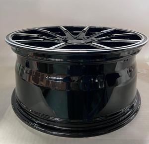Nouvelles jantes Geruida S1-00133 18-24 personnalisées, noir brillant usiné, multi-rayons, pressées 12000T, homologuées DOT pour <span class=keywords><strong>Mercedes</strong></span>, en aluminium forgé 6061 T6 - Product Image 3