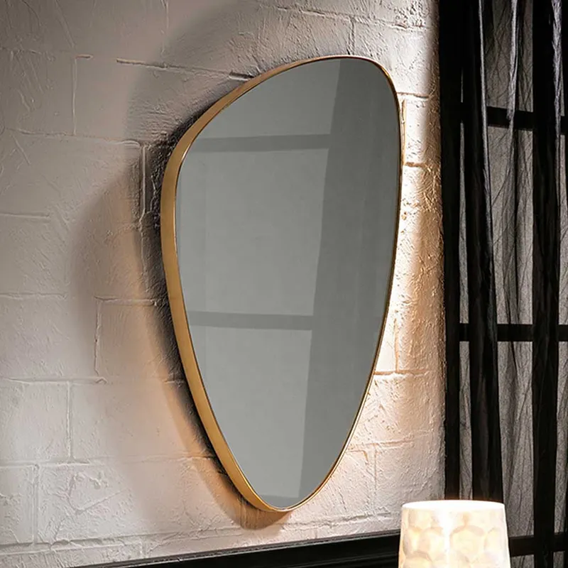 Декоративное настенное зеркало ручной работы из полиэстера