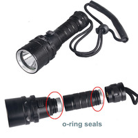 Logo personnalisé IP68 Archon Torch Super lumineux 1200 Lumens 10W équipement de plongée sous-marine sous l'eau 80m lampe de poche de plongée