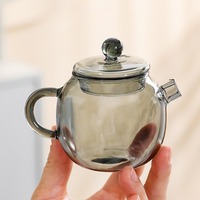 Théière en verre résistant à la chaleur pour le thé Gong Fu Cha, 56H, haute qualité, petite taille, 150 ml, 200 ml, 250 ml, 350 ml