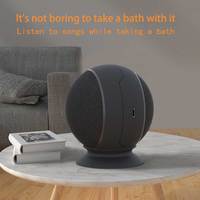 Mini enceinte sphérique portable Magic Ball, son stéréo 3W, TWS sans fil pour AUX, enceinte 3D en plastique, batterie 600mAh, portée 10M