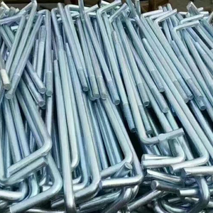 Chất lượng cao nhúng nóng mạ kẽm/Kẽm mạ thép carbon L/J loại thép Neo bê tông nền tảng Neo bu lông - Product Image 6