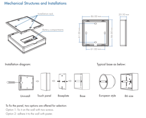 Skydance T25 Telecomando Wireless RF2.4G a 4 Zone RGB+CCT con Dimmer Touch da Parete e Batteria AAA*2 - Product Image 6
