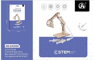 Wissenschaftliches Experiment handbetriebener Generator Schüler Technologie Produktion Entwickeln Kinder kreative Erfindung handgefertigte Spielzeuge - Product Image 4