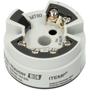 Sensor de Temperatura Endress+Hauser ITEMP TMT80 con Carcasa de Plástico, Alta Precisión 0.15C, Salida 4-20mA, IP65 - Product Image 2