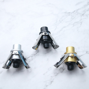 Metal Wine Stopper Black Silver Gold <b>Sealing</b> Bottle Stopper <b>Simple</b> Style - Product Image 3