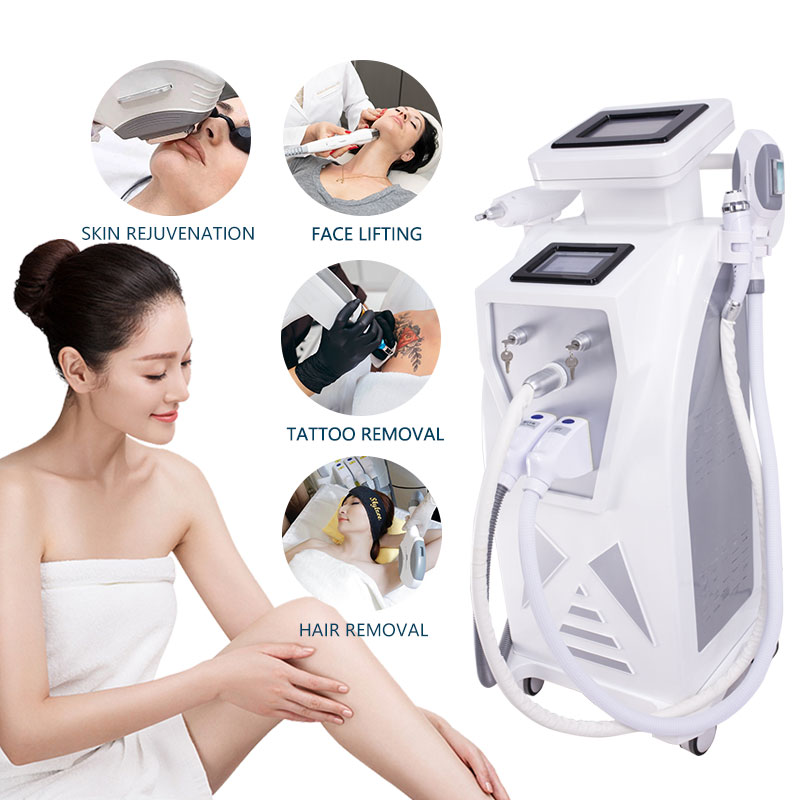 Đa Chức năng Máy cạo lông OPT IPL RF mặt nâng da trẻ hóa Máy tẩy lông