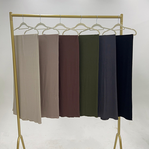 Loriya Mode Vêtements Islamiques Robes pour Femmes Coton Jersey <span class=keywords><strong>Hijab</strong></span> Écharpe Abaya Femmes Grand <span class=keywords><strong>Hijab</strong></span> Khimar Foulard Grande Taille - Product Image 6