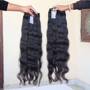 Paquets de cheveux indiens vierges bruts, Deep Wave non traités 100% avec Frontal 13x4 et 6x6 Lace Closure - Product Image 3