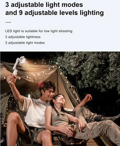 Stabilisateur portable Gimbal A10 anti-tremblement automatique, perche à selfie de voyage 360° °   Téléphone rotatif intelligent à <span class=keywords><strong>suivi</strong></span> automatique pour la prise de vue de vlogs en réalité augmentée - Product Image 4