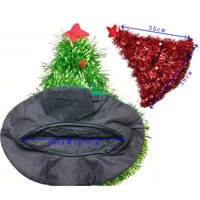Tinsel Arbre De Noël Chapeau Bandeau Père Noël Fête De Noël Père Noël Déguisement Chapeaux
