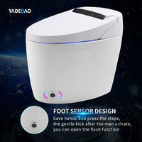 WC intelligent électrique à capteur automatique avec fonction bidet et siège chauffant