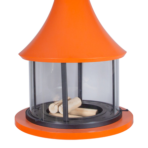 תנור אח תלוי עצמאי מפלדה פחמנית לבית ולגינה, מבער פלט עץ, מתוצרת ג'ינגשין. - Product Image 1