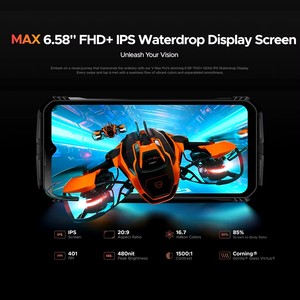 Teléfono Inteligente Resistente <span class=keywords><strong>DOOGEE</strong></span> <span class=keywords><strong>V</strong></span> <span class=keywords><strong>Max</strong></span> Pro 5G LTE, Octa Core, 12GB+512GB, Cámara IA de 108MP, 22000mAh, 33W, 6.58 Pulgadas, 120Hz, Dimensity 7050 <span class=keywords><strong>MAX</strong></span> - Product Image 3